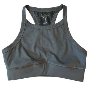 Z Supply Gray Compression Sports Bra
